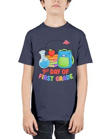 first day of first Grade 100# - first grade - Youth Tee Unisex