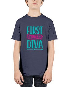 first grade diva 123# - first grade - Youth Tee Unisex