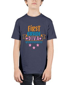 first grade diva 125# - first grade - Youth Tee Unisex