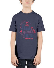 first grade dude 134# - first grade - Youth Tee Unisex