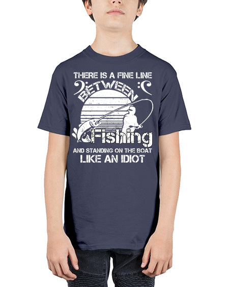 fishing 31# - shark-fish - Youth Tee Unisex