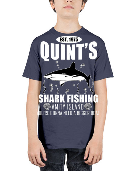fishing 40# - shark-fish - Youth Tee Unisex