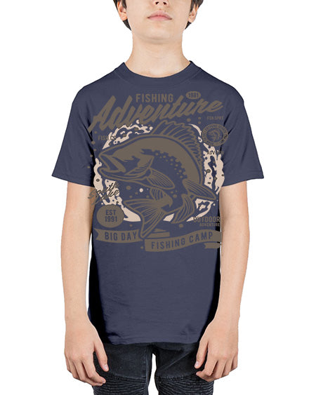 fishing adventure 51# - shark-fish - Youth Tee Unisex