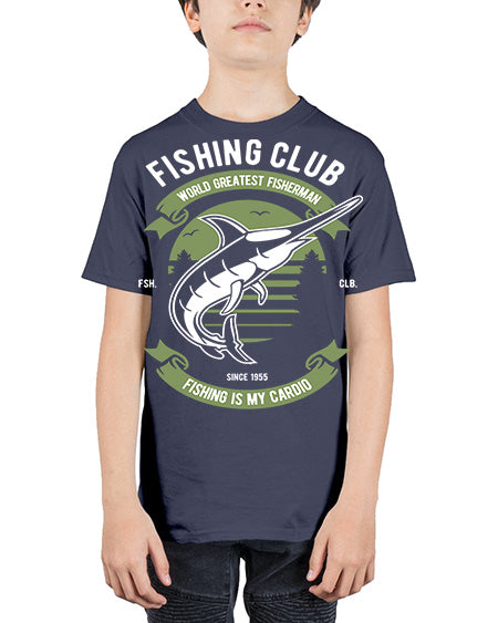 fishing club 50# - shark-fish - Youth Tee Unisex