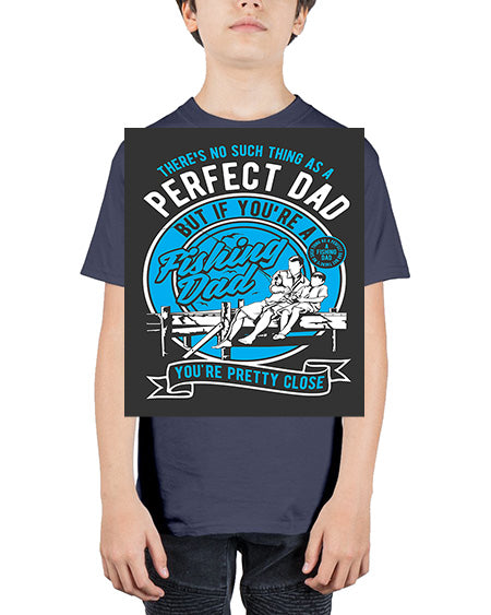 fishing dad cs 41# - shark-fish - Youth Tee Unisex