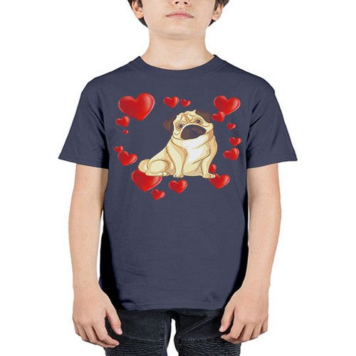 funny cute pug dog shirt 143# - dogs - Youth Tee Unisex