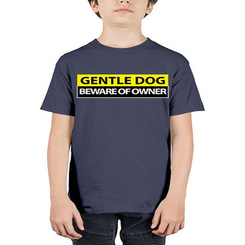 gentle dog funny t shirt 144# - dogs - Youth Tee Unisex