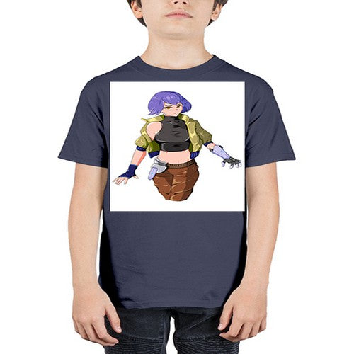 girl with gauntlet169# - anime - Youth Tee Unisex