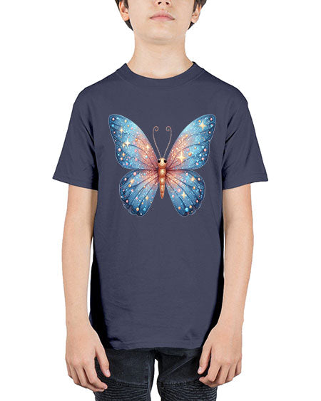 glitter butterfly 10# - butterfly - Youth Tee Unisex