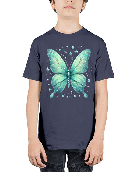 glitter butterfly 11# - butterfly - Youth Tee Unisex