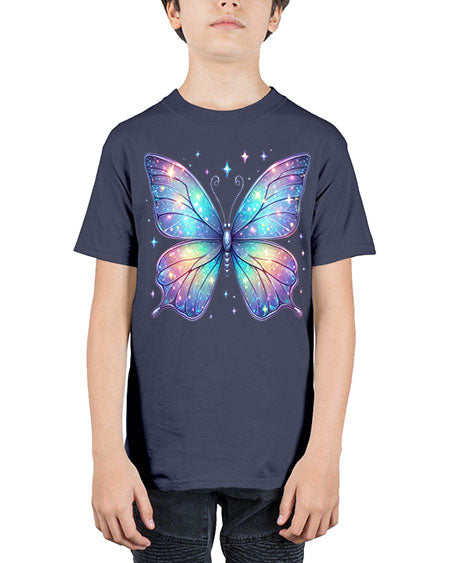 glitter butterfly 14# - butterfly - Youth Tee Unisex