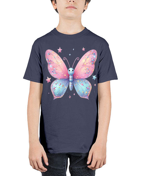 glitter butterfly 18# - butterfly - Youth Tee Unisex