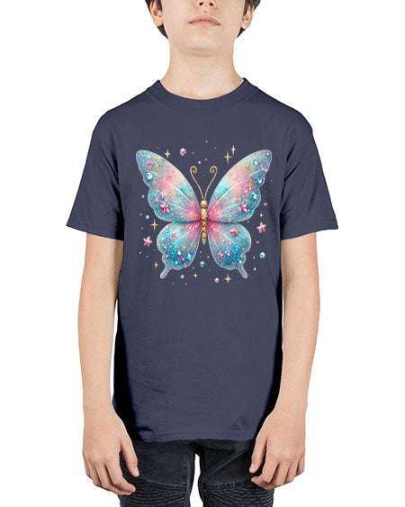 glitter butterfly 1# - butterfly - Youth Tee Unisex