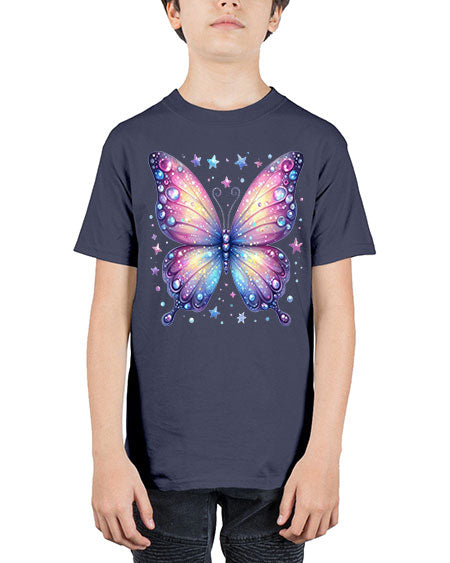 glitter butterfly 6# - butterfly - Youth Tee Unisex
