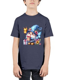 gnome with butterfly 03# - gnome - Youth Tee Unisex