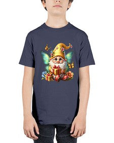 gnome with butterfly 07# - gnome - Youth Tee Unisex