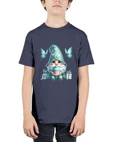 gnome with butterfly 10# - gnome - Youth Tee Unisex