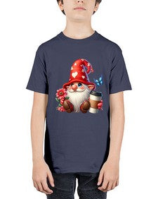 gnome with butterfly 12# - gnome - Youth Tee Unisex