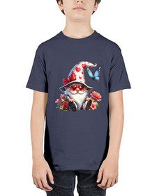 gnome with butterfly 13# - gnome - Youth Tee Unisex
