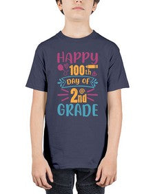 happy one hundredth day of second grade 249# - second grade - Youth Tee Unisex