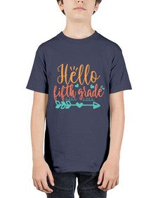 hello fifth grade 259# - fifth grade - Youth Tee Unisex
