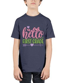 hello first grade 269# - first grade - Youth Tee Unisex