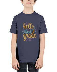 hello third grade 340# - third grade - Youth Tee Unisex