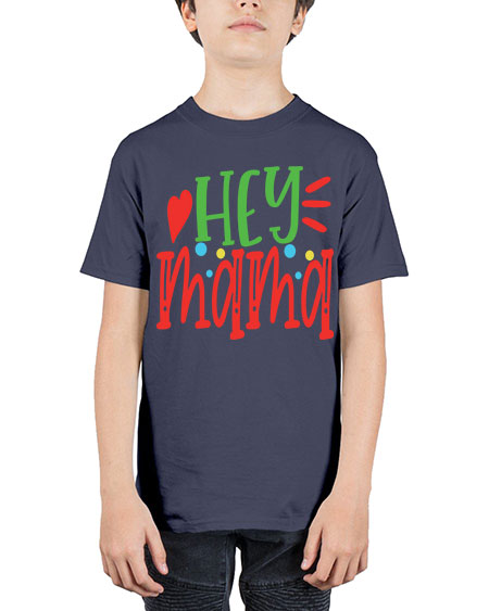 hey mama Style 16# - autism - Youth Tee Unisex