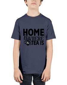 home is where the tea is 1055# - tea - Youth Tee Unisex