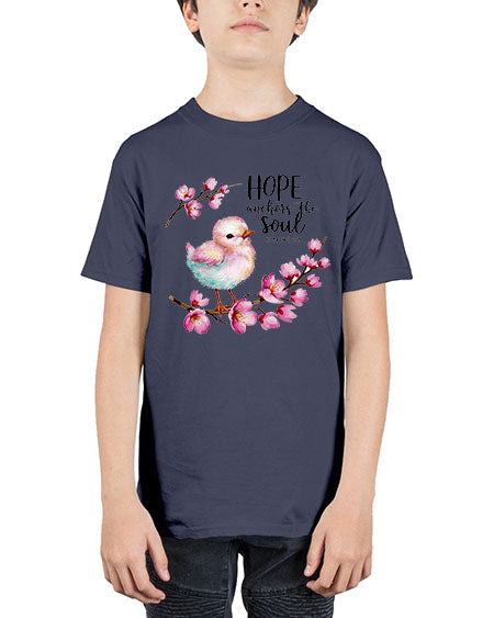 hope anchors the soul 41# - birds - Youth Tee Unisex