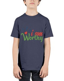 i am worthy Style 97# - motivation - Youth Tee Unisex