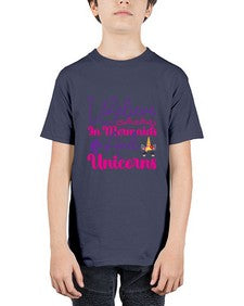 i believe in mermaids and unicorns 171# - unicorn - Youth Tee Unisex