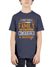 i come from a family where gravy is considered a beverage 202# - cooking - Youth Tee Unisex
