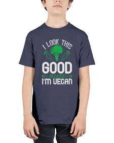 i look this good because im vegan 1131# - vegan - Youth Tee Unisex