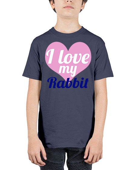 i love my rabbit - rabbit - Youth Tee Unisex