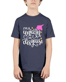 im a unicorn in disguise 229# - unicorn - Youth Tee Unisex