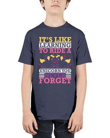 it s like learning to ride a unicorn you never forget 241# - unicorn - Youth Tee Unisex