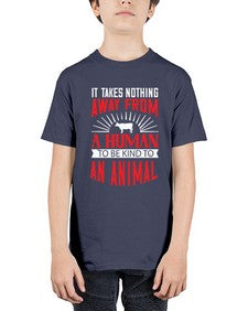 it takes nothing away from a human 283# - vegan - Youth Tee Unisex