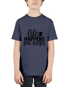 life happens tea helps 1309# - tea - Youth Tee Unisex