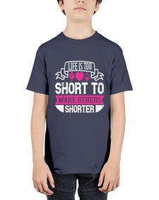 life is too short to make others shorter 317# - vegan - Youth Tee Unisex