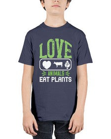 love animals eat plants 321# - vegan - Youth Tee Unisex