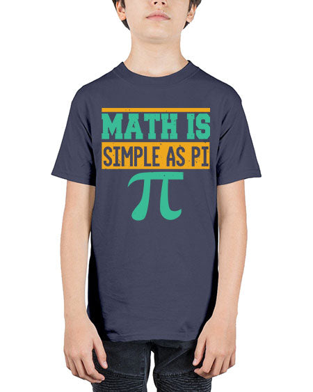 math is simple as pi 35# - pi - Youth Tee Unisex