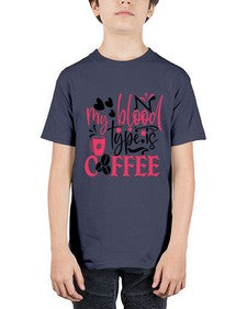 my blood type is coffee Style Style 1099# - nurse - Youth Tee Unisex