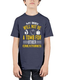 my body will not be a tomb 348# - vegan - Youth Tee Unisex