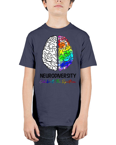 neurodiversity celebrate the specturm - autism - Youth Tee Unisex