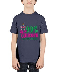 ninety nine percent unicorn 325# - unicorn - Youth Tee Unisex