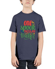 one spook tacular teacher Style 329# - teacher - Youth Tee Unisex