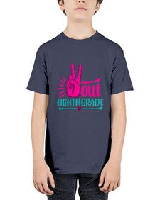 out eight grade 606# - eighth grade - Youth Tee Unisex