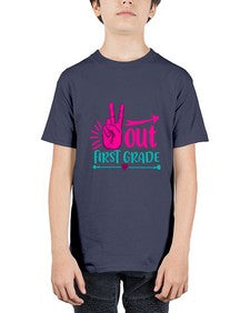 out first grade 607# - first grade - Youth Tee Unisex