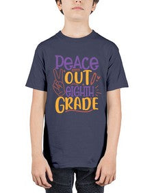 peace out eighth grade 616# - eighth grade - Youth Tee Unisex